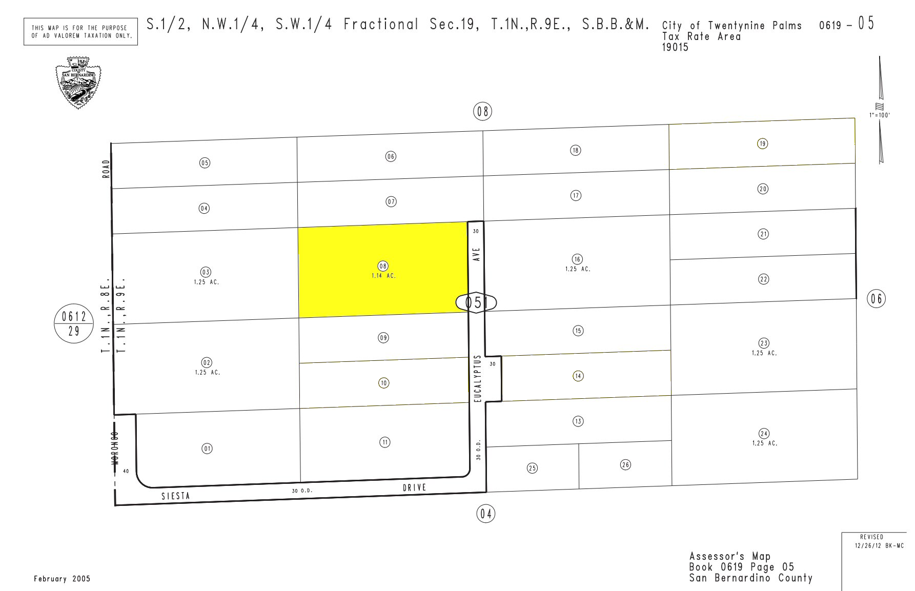 1.25ac Siesta Dr/Eucalyptus Ave